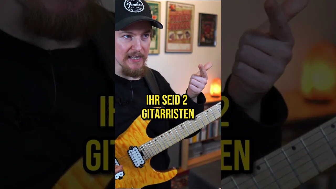 ☝ Je größer die Band, umso weniger musst du spielen!