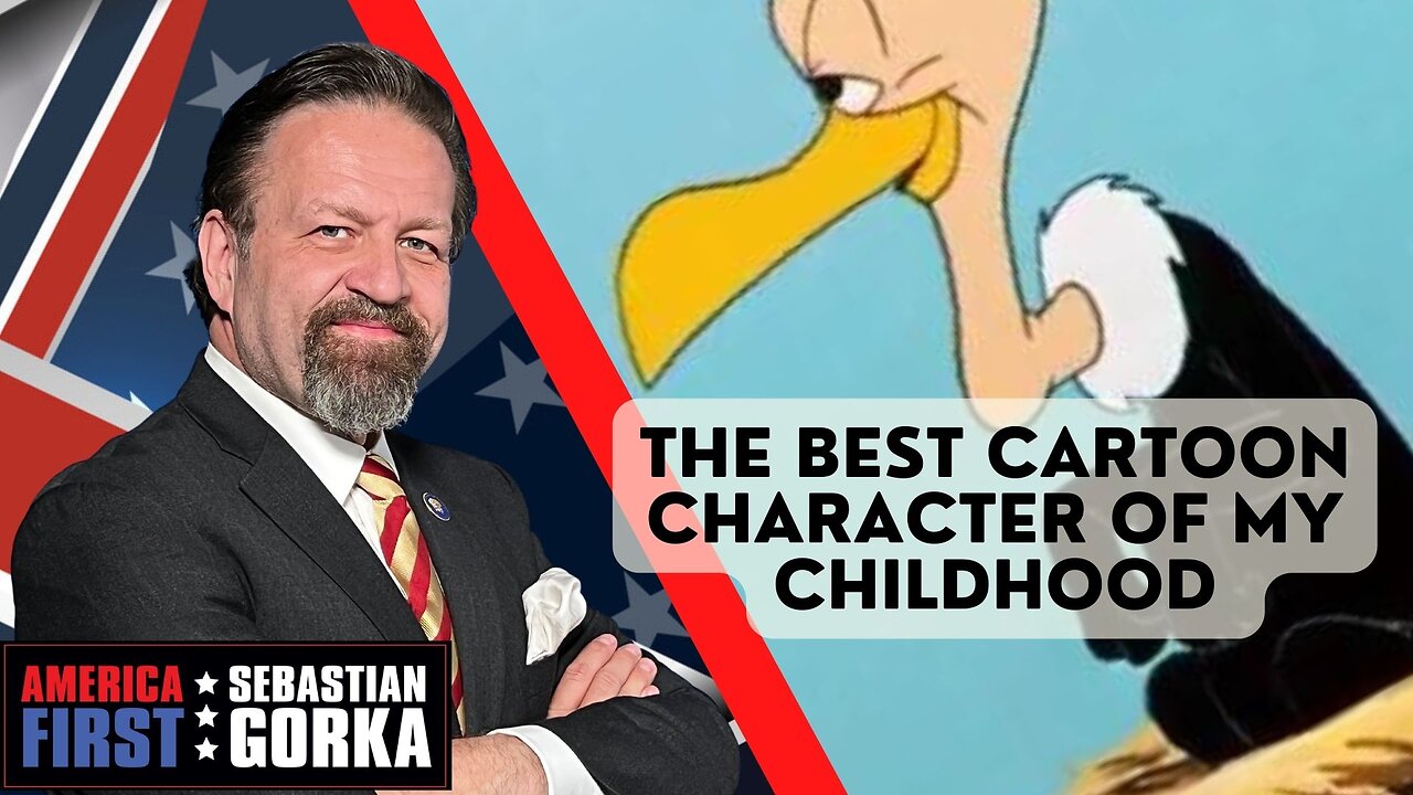 The best cartoon character of my childhood. Jennifer Horn with Sebastian Gorka on AMERICA First