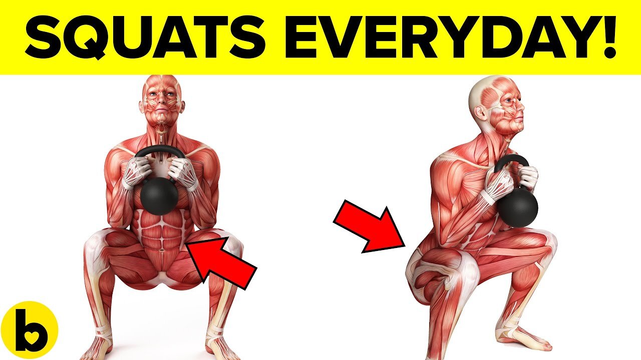 When You Do Squats Every Day, This Is What Happens To Your Body