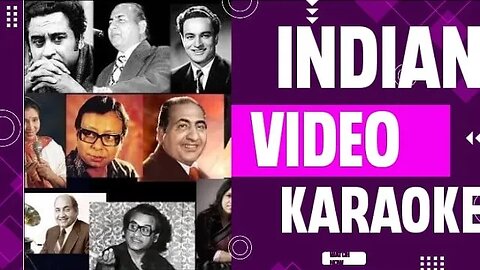 aaj socha tu aanso bhar aaye video karaoke by shahid kamal