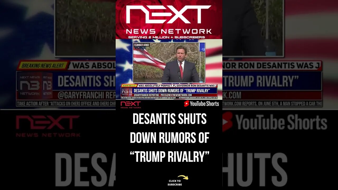 DeSantis SHUTS Down Rumors of “Trump Rivalry” #shorts