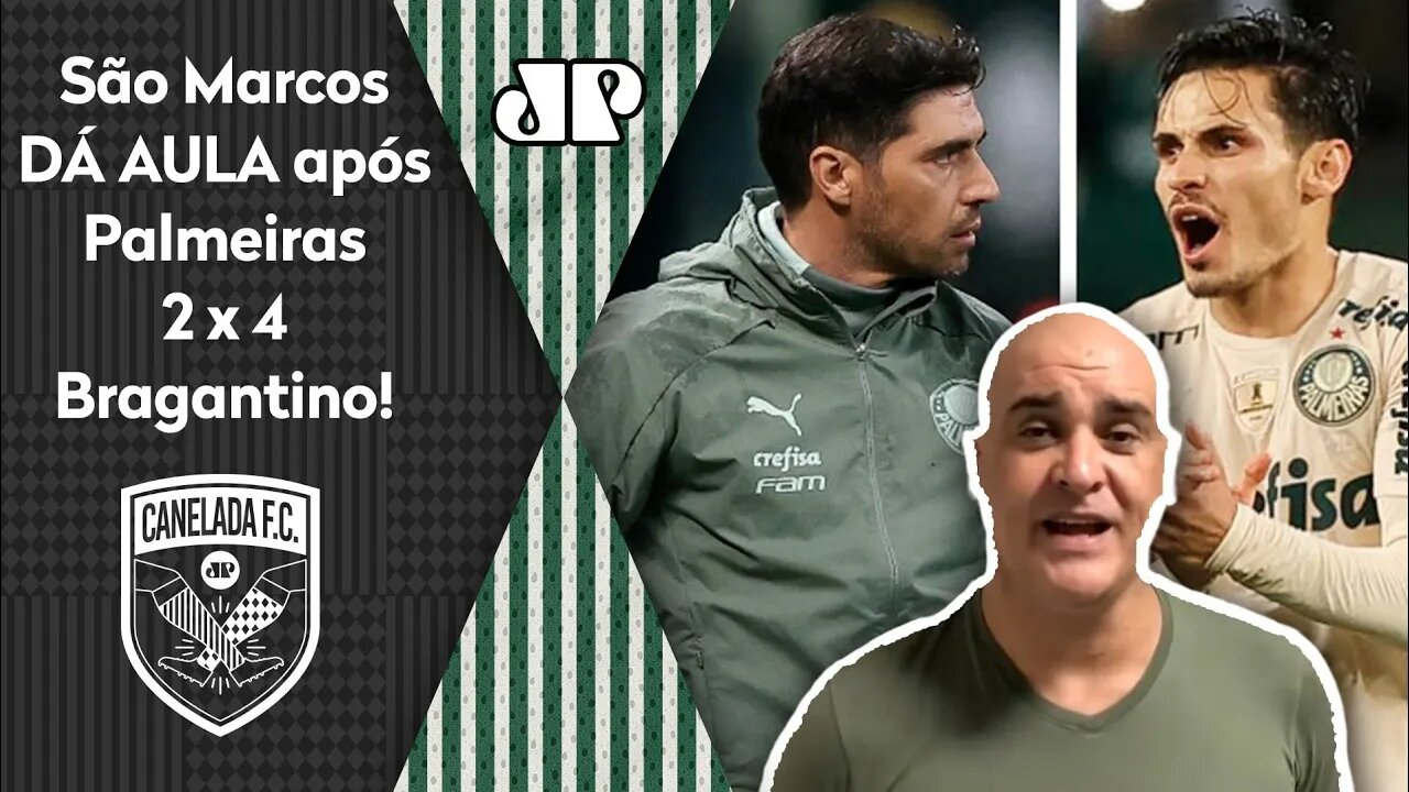 "Eu JÁ ESTIVE no LUGAR DELES e..." São Marcos DÁ AULA após Palmeiras LEVAR 4 do Bragantino!