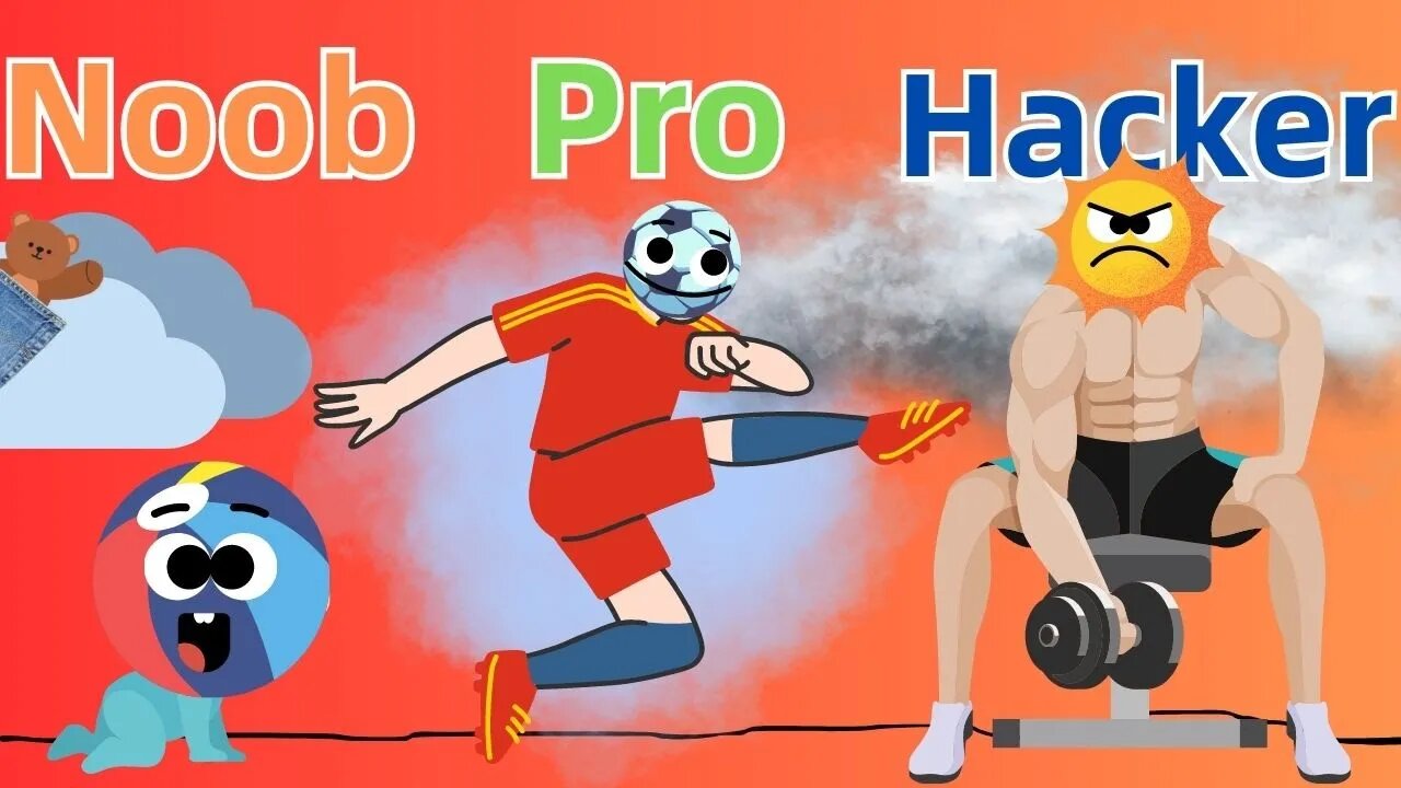 NOOB vs PRO vs HACKER - Rolling ball sky escape | @PocketBear470