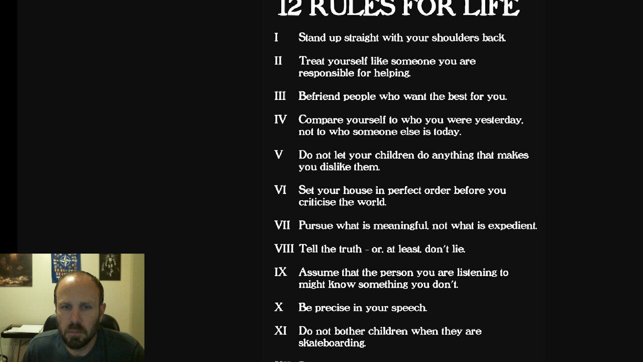 Applying Jordan Petersons 12 rules for life. Part 14 (chapter 6)