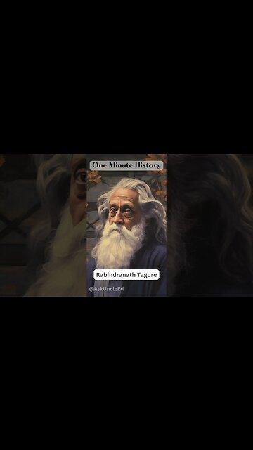 One Minute History - Rabindranath Tagore