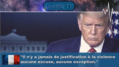 (VOSTFR) La Paix et l'Unité. Donald J.Trump, USA 13/01/2021