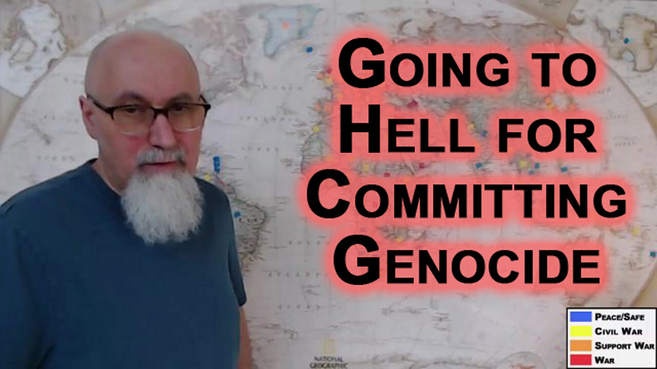 Born Again Christians & Zionists Sent to Hell by Their God for Committing Genocide on His Children