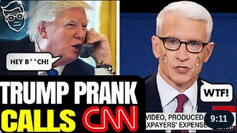 LEGEND: Trump Tried To PRANK CALL CNN As President From The White House | 'You Are FAKE NEWS' 🤣🎤