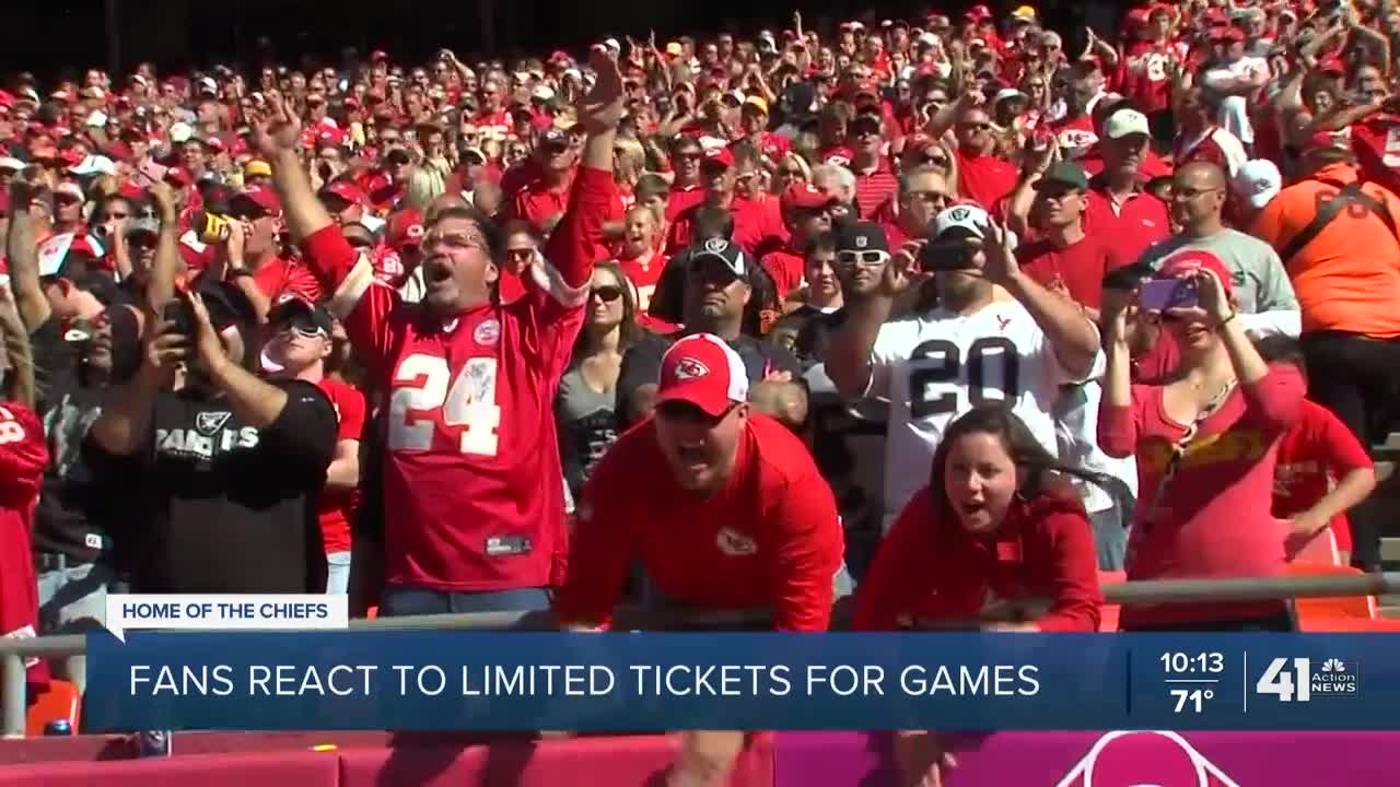 Chiefs fans react to limited tickets for games