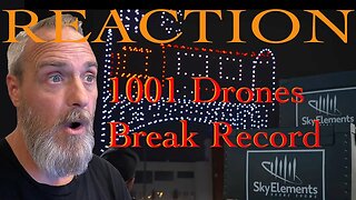 1001 Drones Record Breaking Christmas Show Reaction