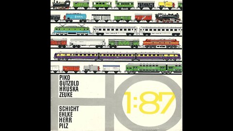 Piko Modellbahn Katalog von 1966