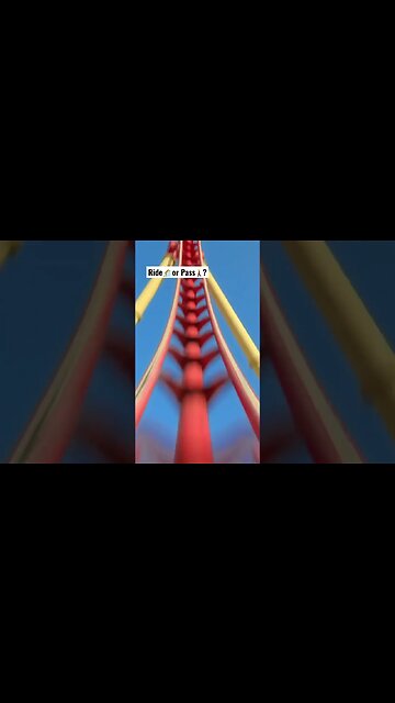 Rock music and coasters just go together 🎶🎢 #shorts