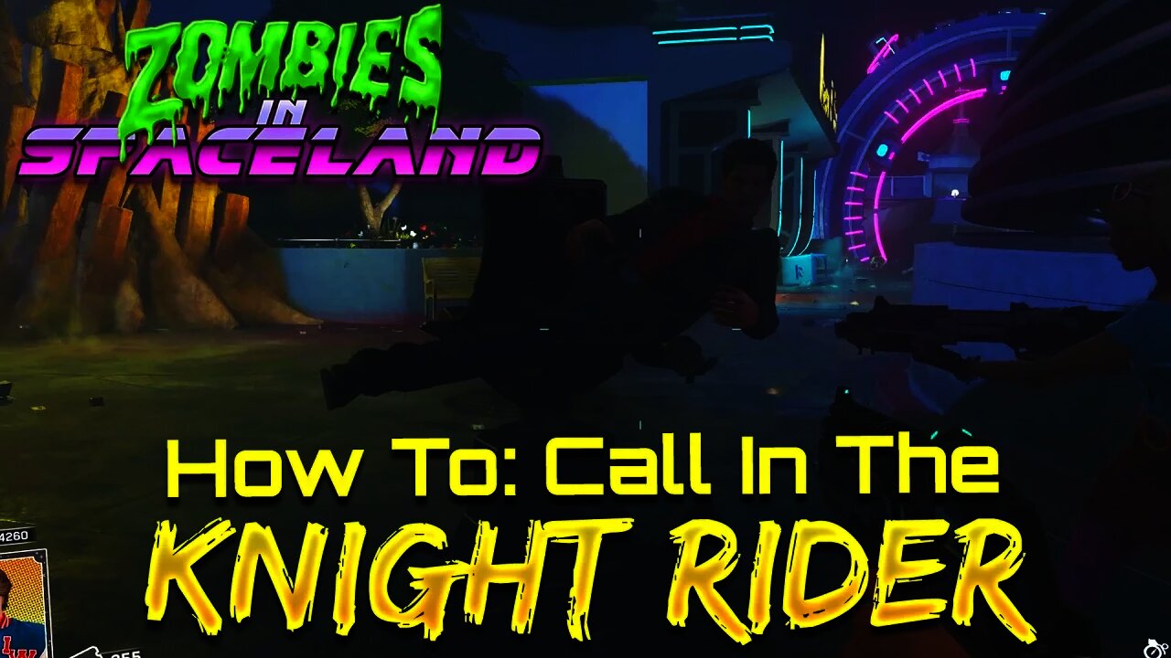 Zombies In Spaceland How To Call In KNIGHT RIDER! (IW Zombies "Civil Protector")