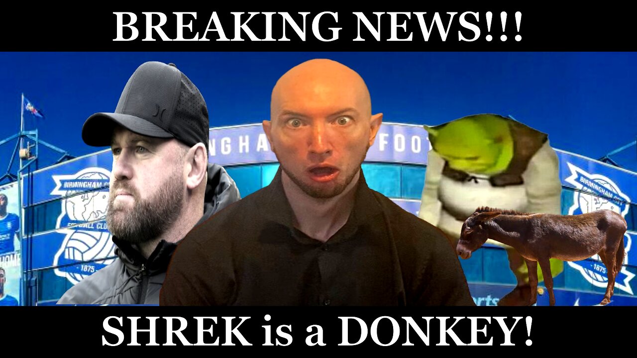 BREAKING NEWS!!! SHREK is a DONKEY! and more #football #premierleague #epl #efl #manchesterunited