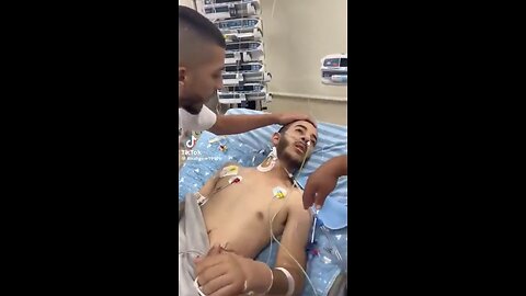 Hamas supporter crisis actor in Gaza Part 1