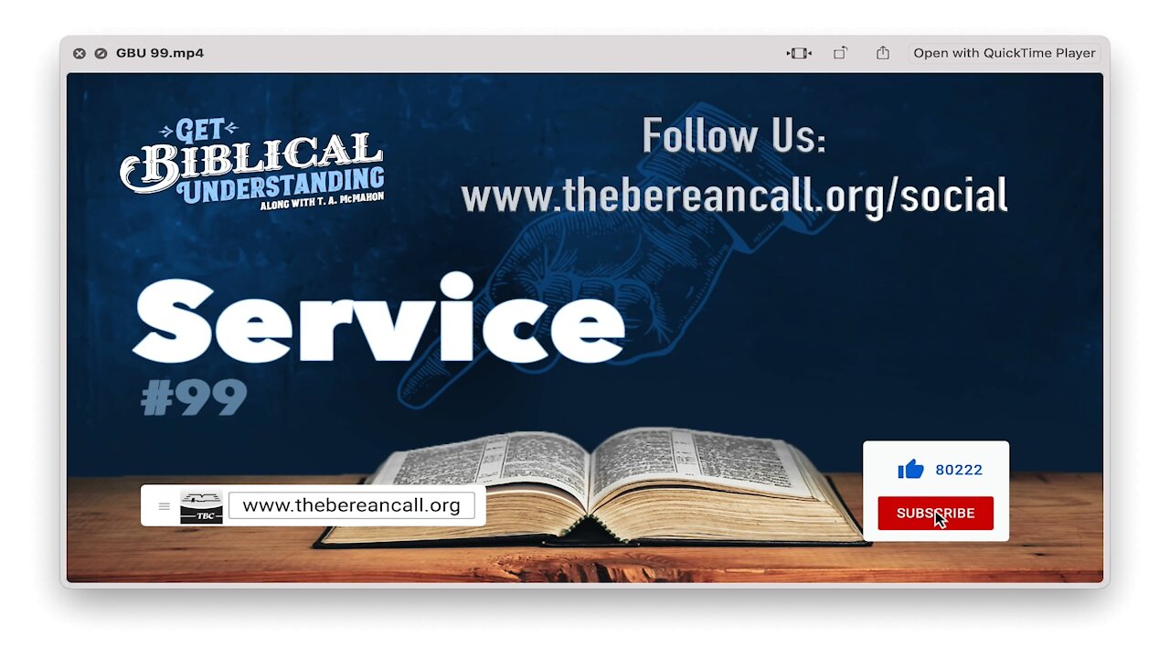 Get Biblical Understanding #99 - Service