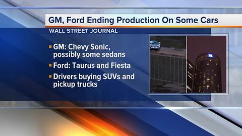 Ford and GM to get rid of smaller cars in favor of more SUVs, report says