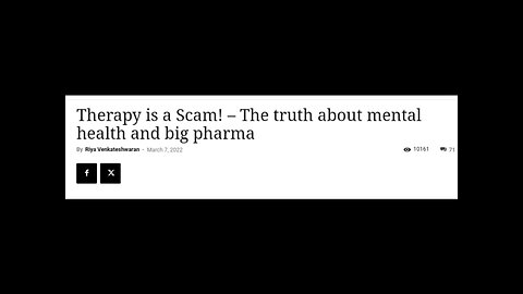 Big Pharma Paying Doctors & Therapists To Promote Drugs Exposed, They All Want You Sick, For Money