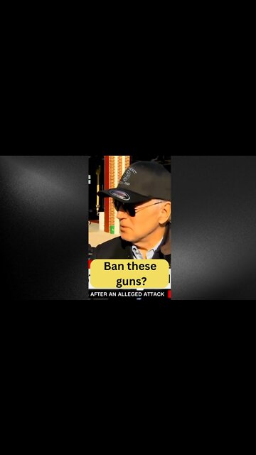 WATCH: Biden calls for banning 'semi-automatic' guns #shorts