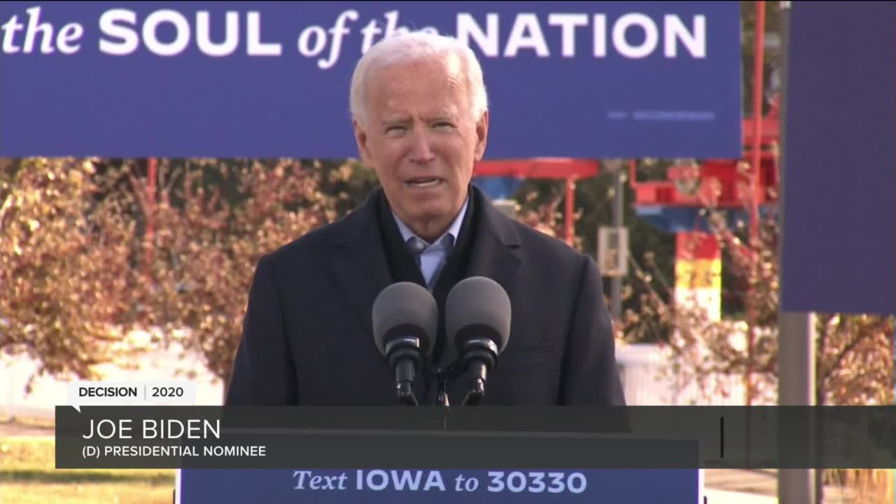 Biden attends campaign event in Wisconsin