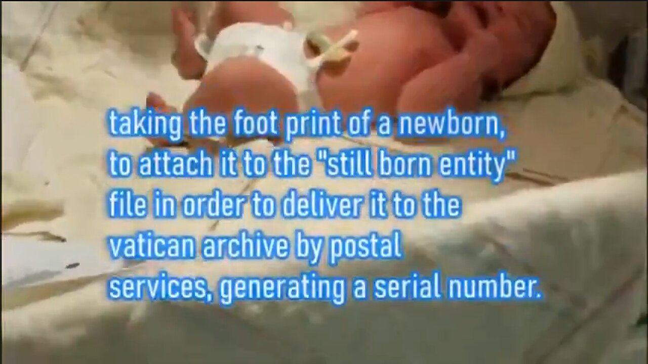 'Heeling' - Taking The Footprint of a newborn to register it with the Vatican - HaloNews