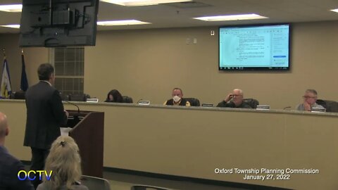 Oxford Township Planning Commission: January 27, 2022