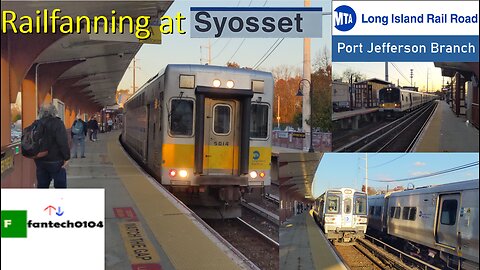 Fall Railfanning at Syosset Station on the LIRR Port Jefferson Branch!
