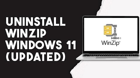 How To Uninstall Winzip Windows 11 (Updated)