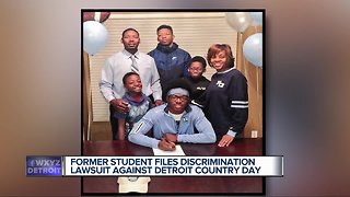 Family of former star athlete claims racial discrimination at Detroit Country Day