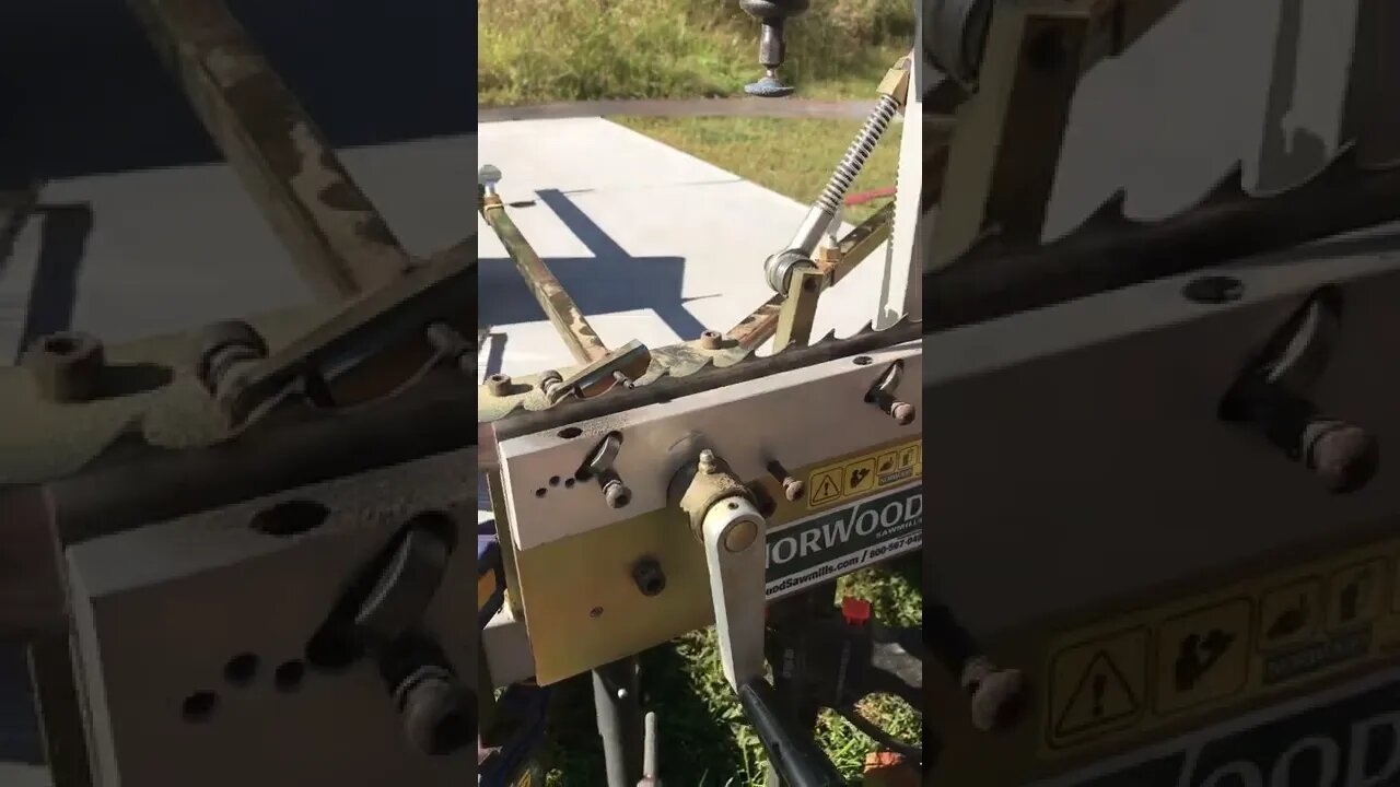 Solar sharpening on a beautiful fall day