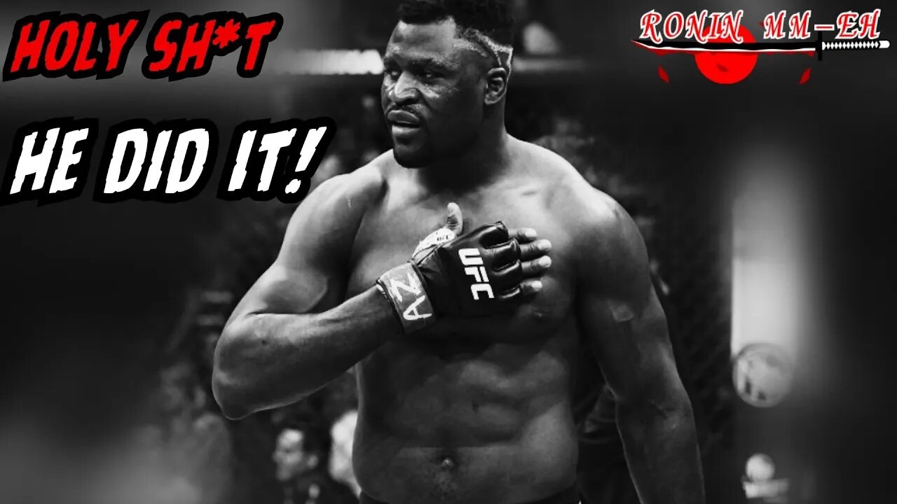 Francis Ngannou vs. Tyson Fury REACTION