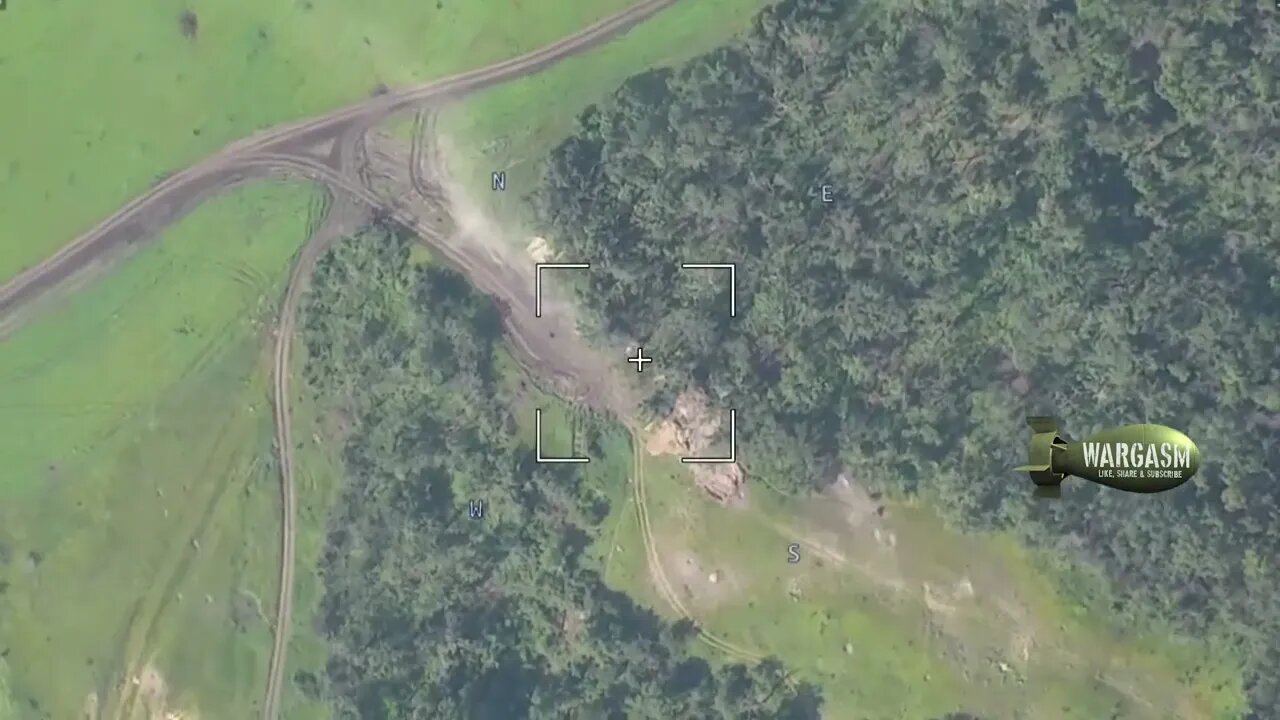 American AN/MPQ 64 Sentinel radar hit by artillery in Kleshcheevka