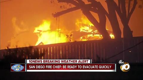 SD Fire Chief: be ready to evacuate quickly