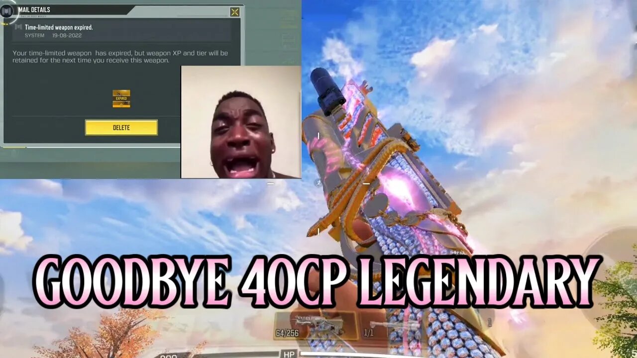 Goodbye 40 CP Legendary Gun | Call of Duty: Mobile