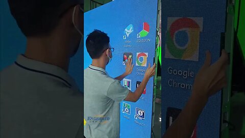 Modify #google on the desktop without a mouse.#eagerled #leddisplay #ledscreen #ledmodule