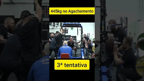 AGACHAMENTO DE 445KG DE HAFTHOR BJORNSSON #Shorts