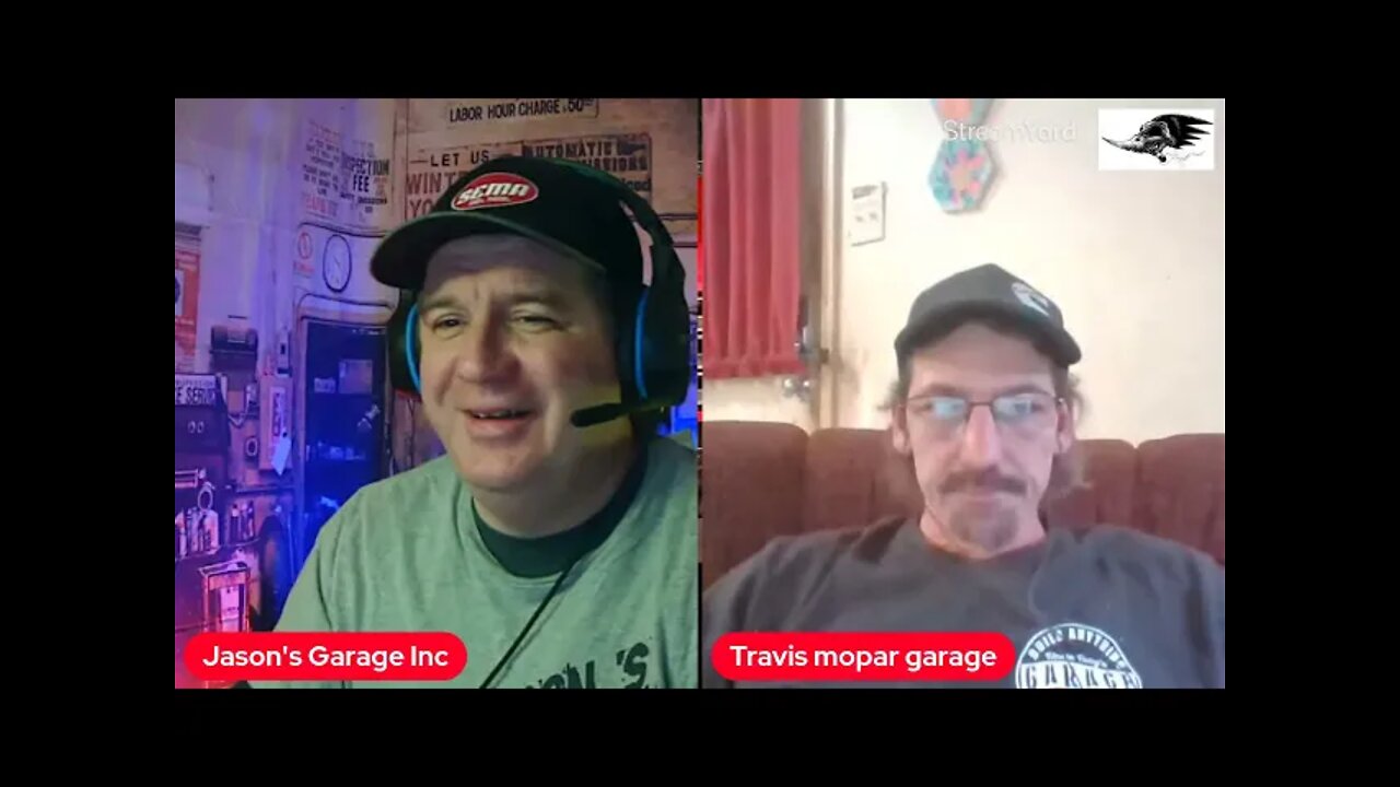 Tuesday live in the garage !!