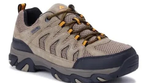 Walmart Ozark Trail Men's Lightweight Hiking Shoes unboxing and overview.