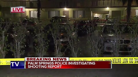 Police respond to possible shooting at apartment complex in Palm Springs