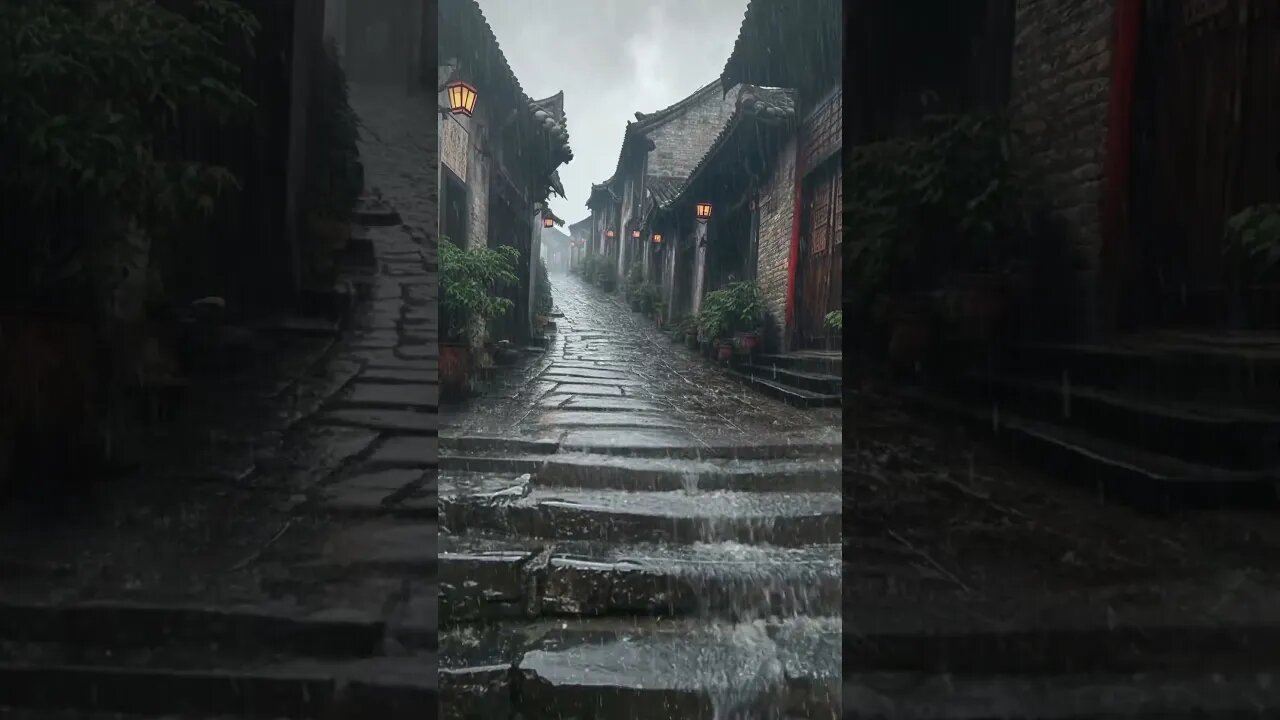 深度睡眠-放松的睡眠雨声催眠曲音乐缓解压力快速入睡,轻松冥想学习#rain #rainsounds #feel #shortvideo #sleep #shorts #short #music
