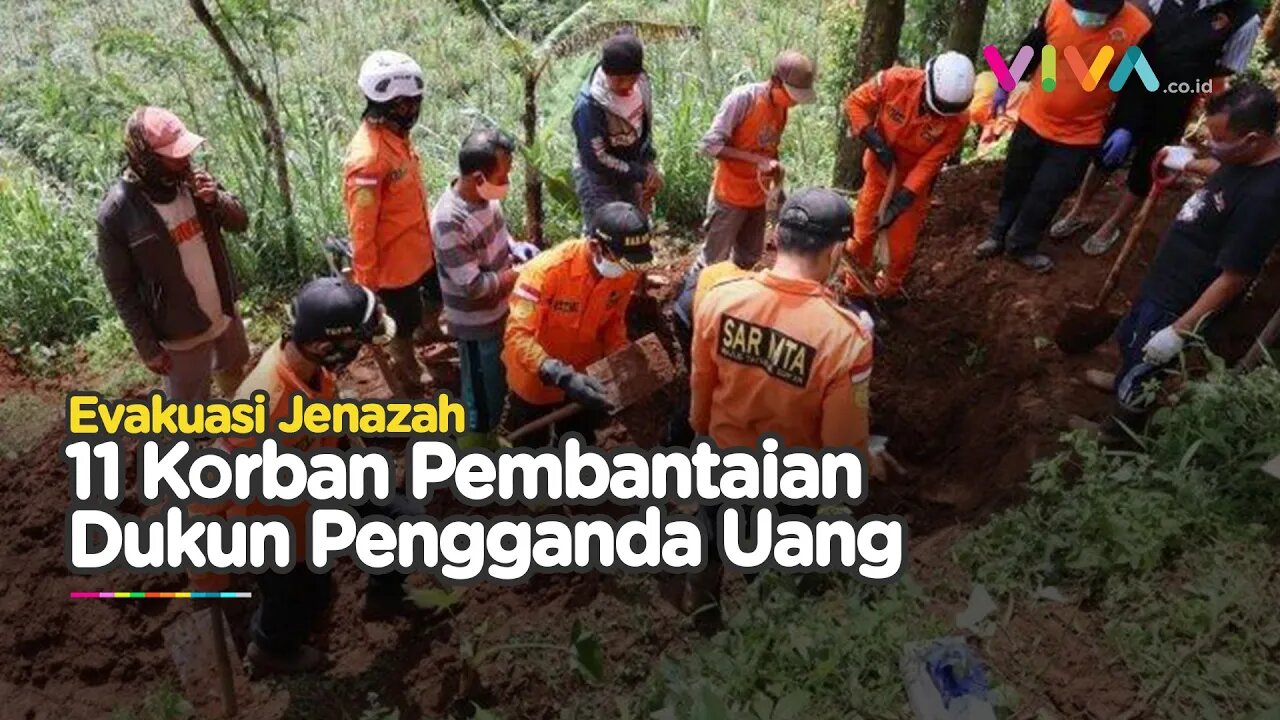 Penampakan Kuburan 11 Korban Dukun Pengganda Uang Banjarnegara