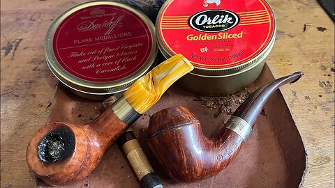 Davidoff Flake Medallions -V- Orlik Golden Sliced back to back comparison