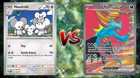 Pokemon TCG Live Maushold Zoroark VS Roaring Moon EX!!