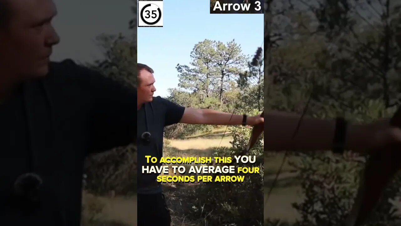 Archery trick shot world record. #archery #dudeperfect #archerytrickshots #kramerammons