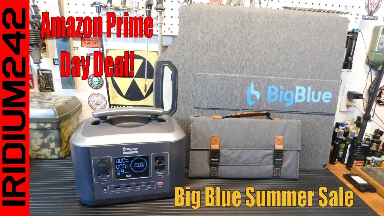 Big Blue Solar Giveaway And Discount On Amazon Prime Day