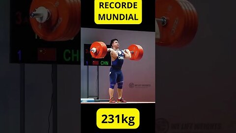 RECORDE MUNDIAL no Arremesso de 231kg de Tao Tian (96kg) #Shorts