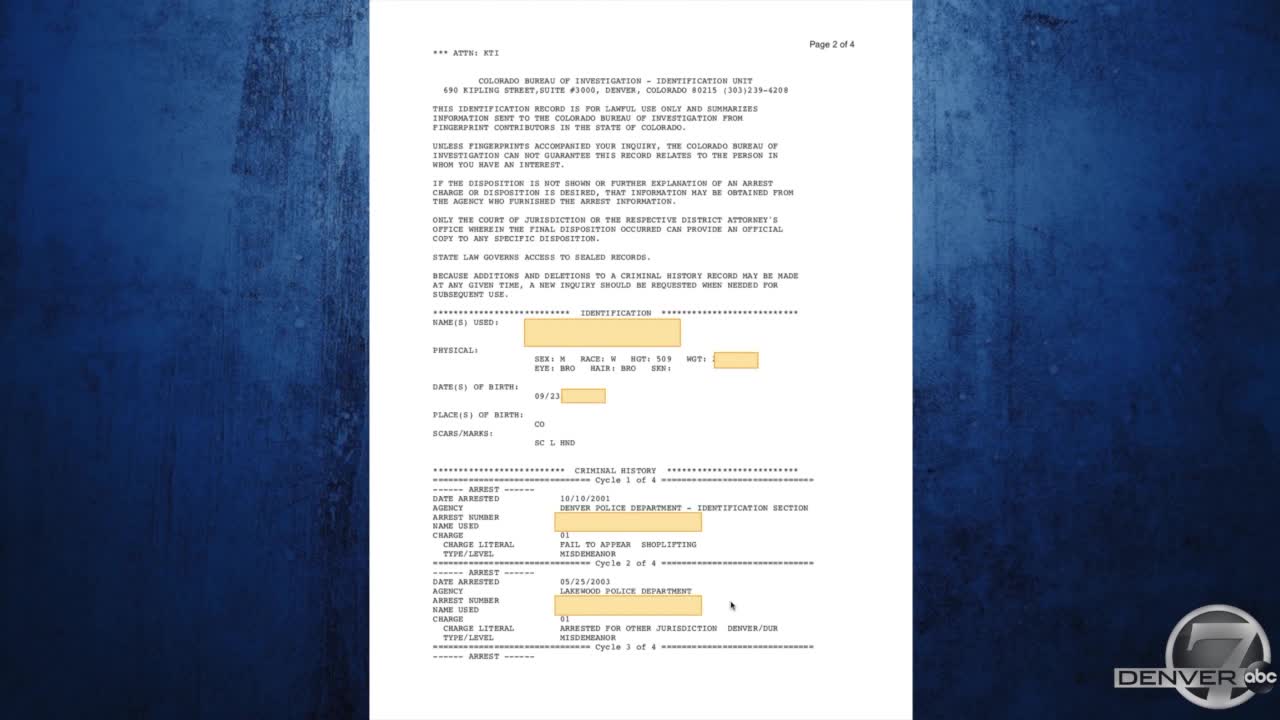 How to run a background check on somebody in Colorado