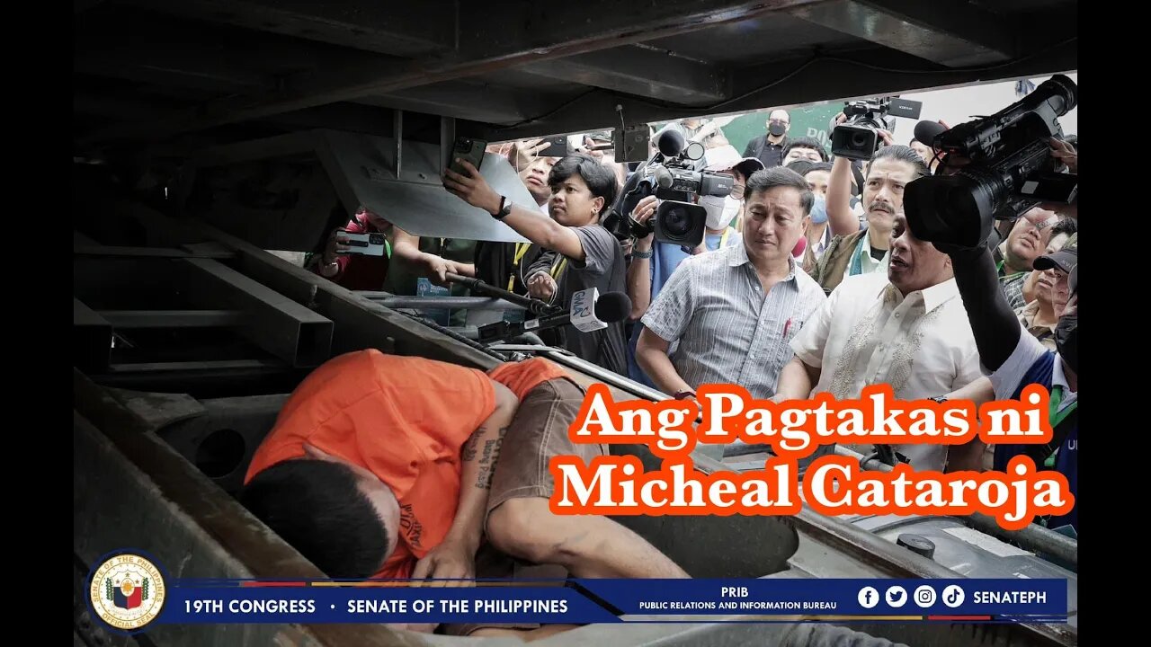 Senator Robin Padilla Aktuwal na Nakita kung paano nakatakas si Micheal Cataroja | Bilibid Maximum