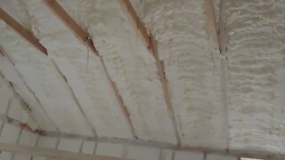 Leslie Art Studio interior walls start. November 2022
