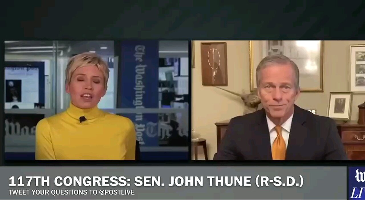 Here is JOHN THUNE—the RINO scumbag looking to become your next Senate Leader